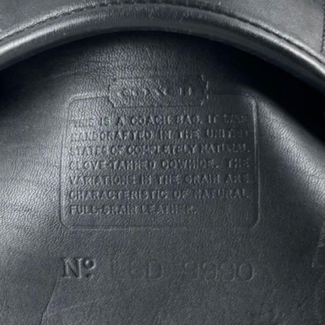 【極美品】COACH オールドコーチ ショルダーバッグ グラブタンレザー 黒