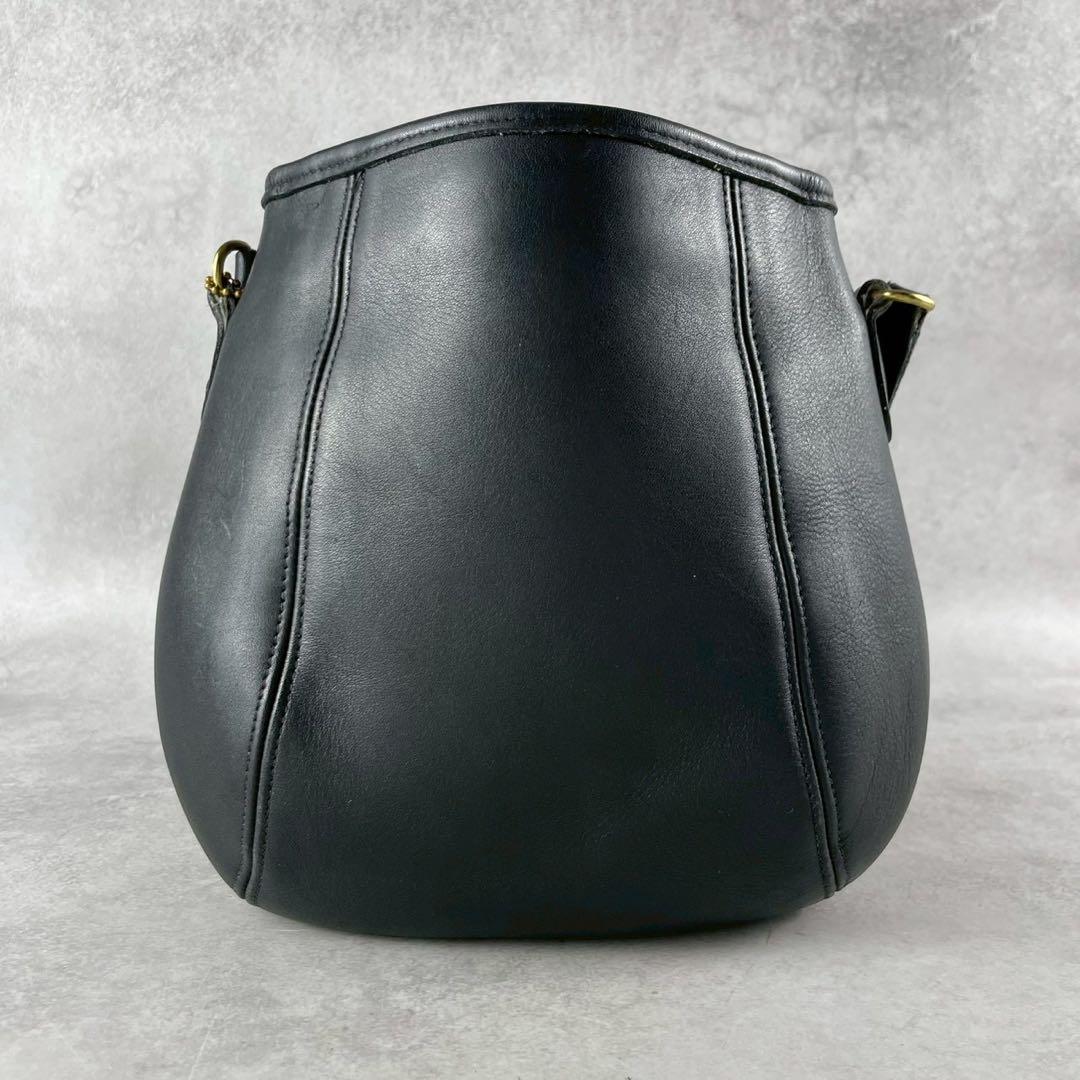 【極美品】COACH オールドコーチ ショルダーバッグ グラブタンレザー 黒