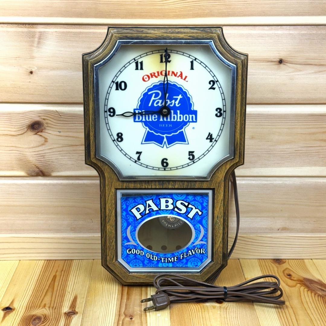 Pabst Blue Ribbon 振り子時計 壁掛け時計 ビンテージ パブスト