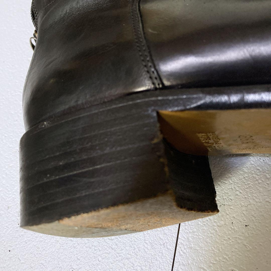 SARTORE ジョッキーブーツ ロングブーツ 本革 38.5 ブラック 黒