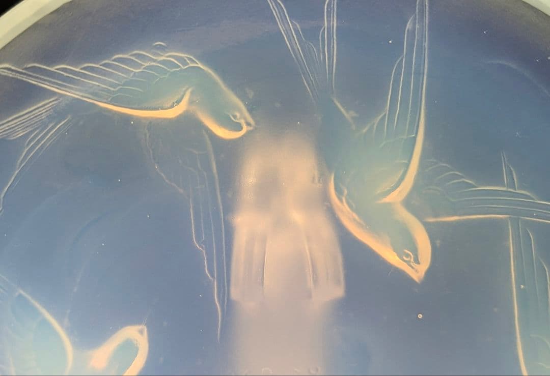 Sabino France サビノ オパルセント ツバメ プレート 直径12㎝