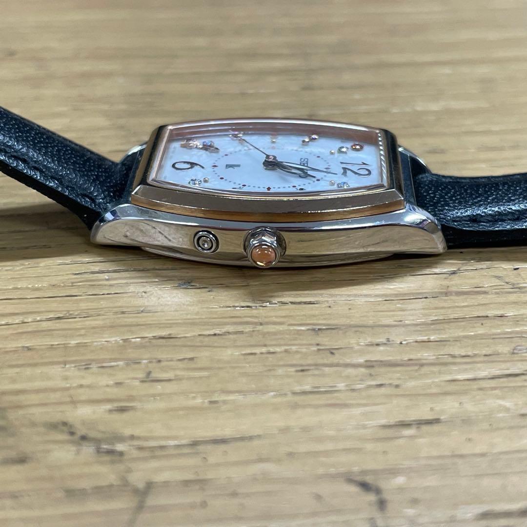 美品 稼働品 SEIKO ルキア 花柄 1B32-0AA電波ソーラー レディース