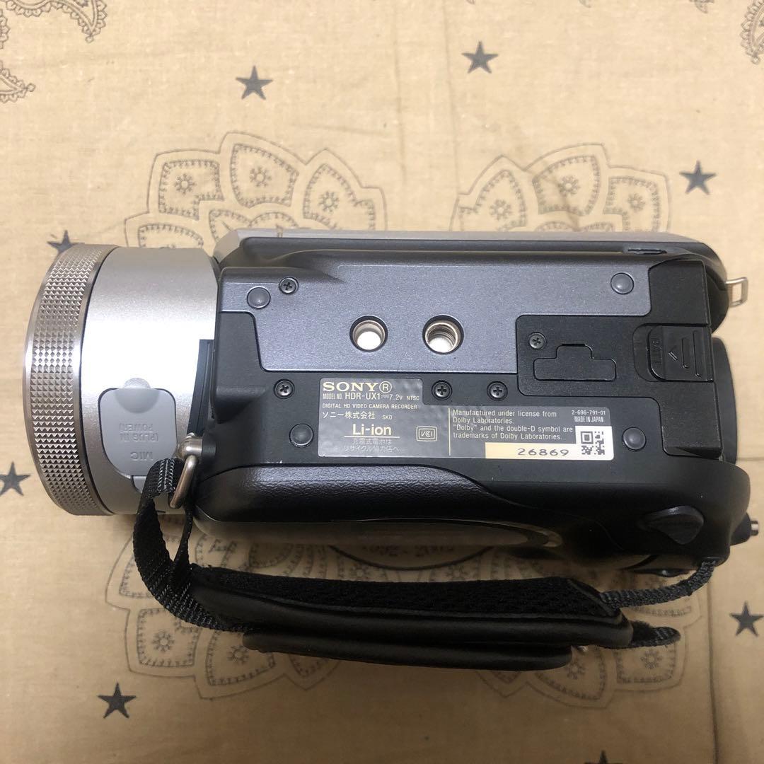 極美品 SONY HDR-UX1 ナイトショット機能付 ビデオカメラ
