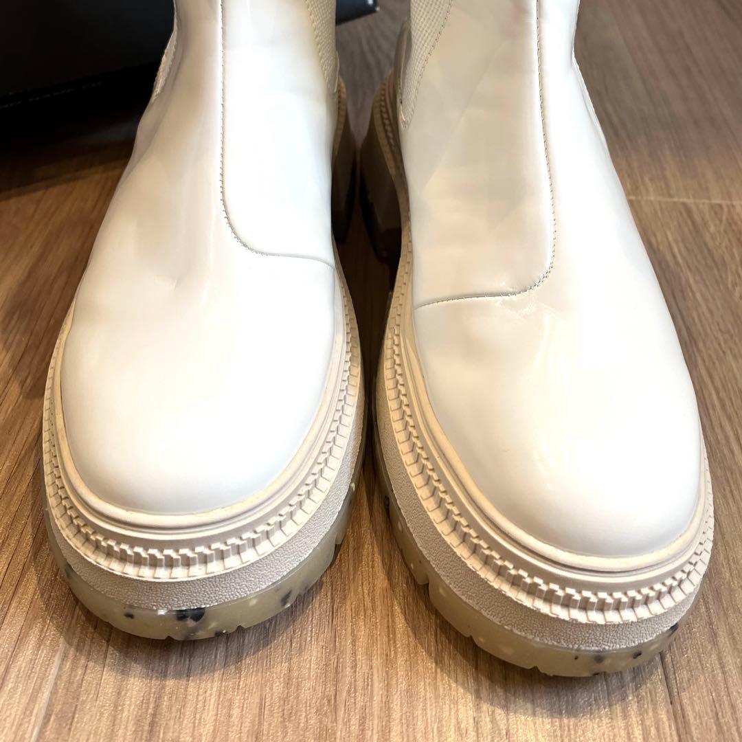 ノーネーム　ブーツ　39 白