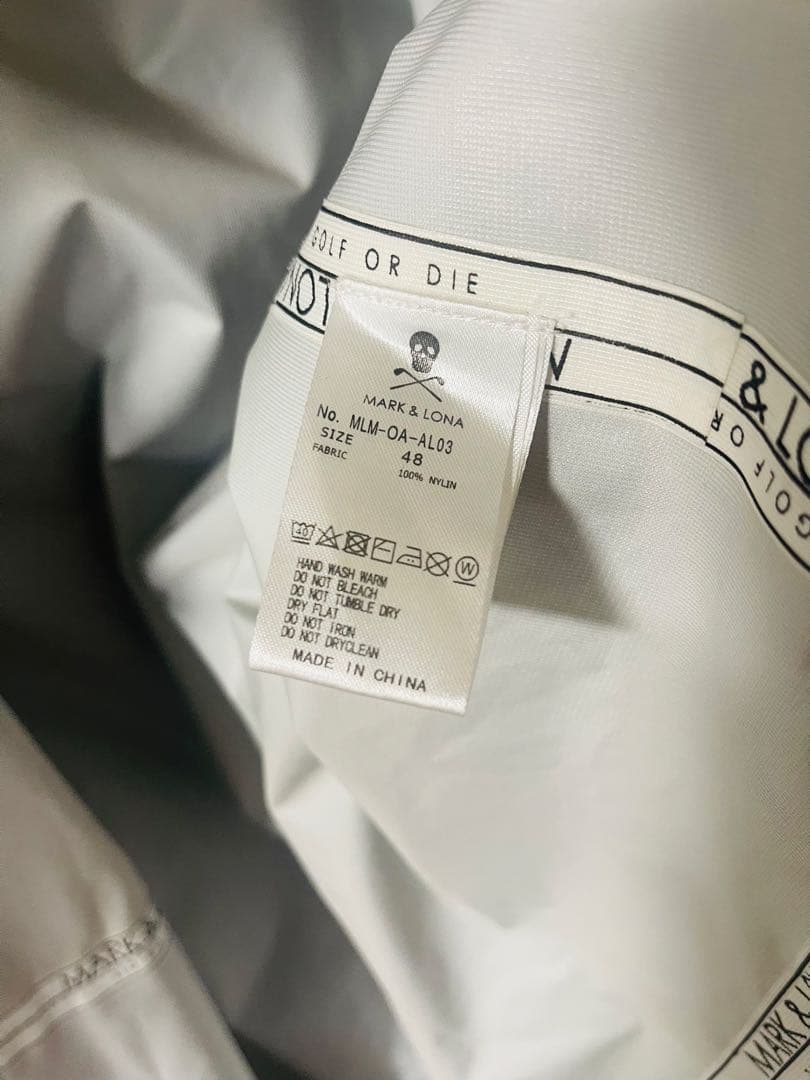 マークアンドロナ　MARK&LONA レインウェア　ウインドブレーカー Lサイズ