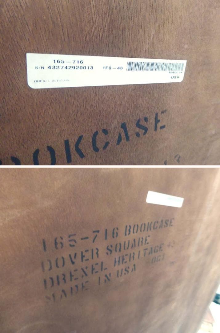 ドレクセルヘリテイジ 飾り棚 ブックシェルフ 本棚 食器棚 カップボード