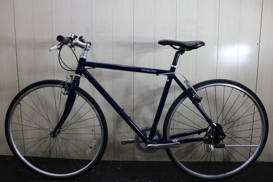 あさひ製WEEKEND アルミ 700C シマノ7速510mm BLUE クロス