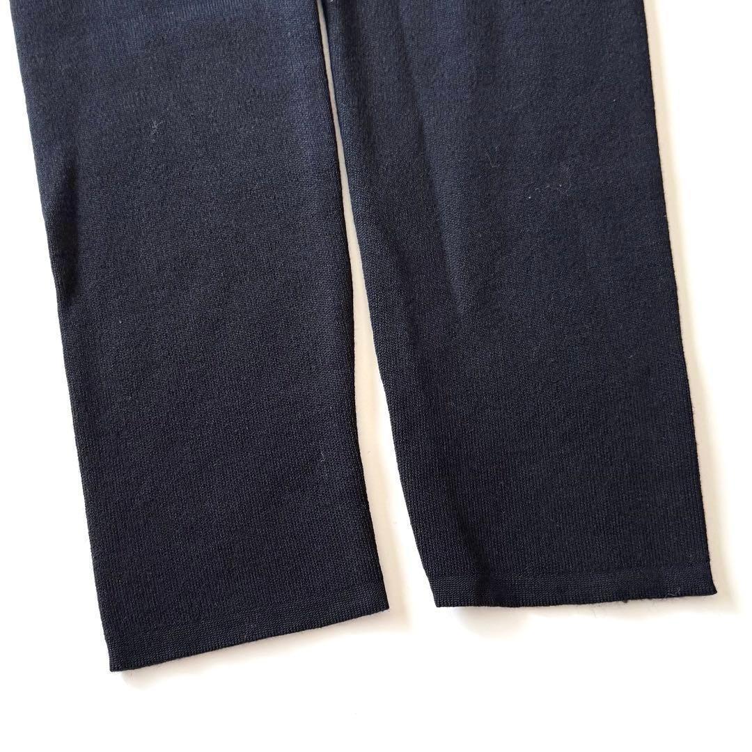 【フランス製】agnes b homme アニエスベー ドライバーズニット 濃紺