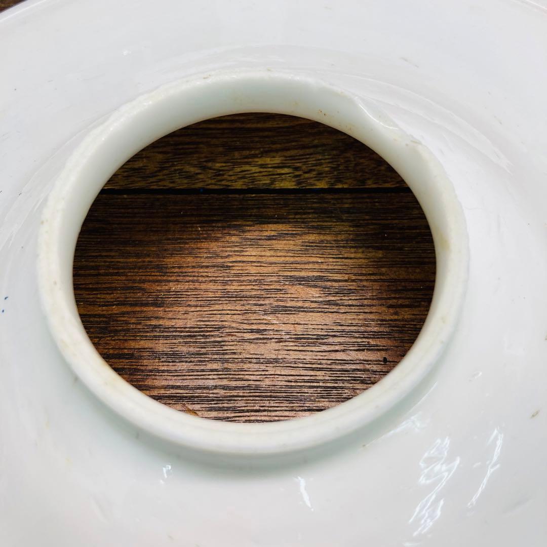 オイルランプ　アンティーク　白　星