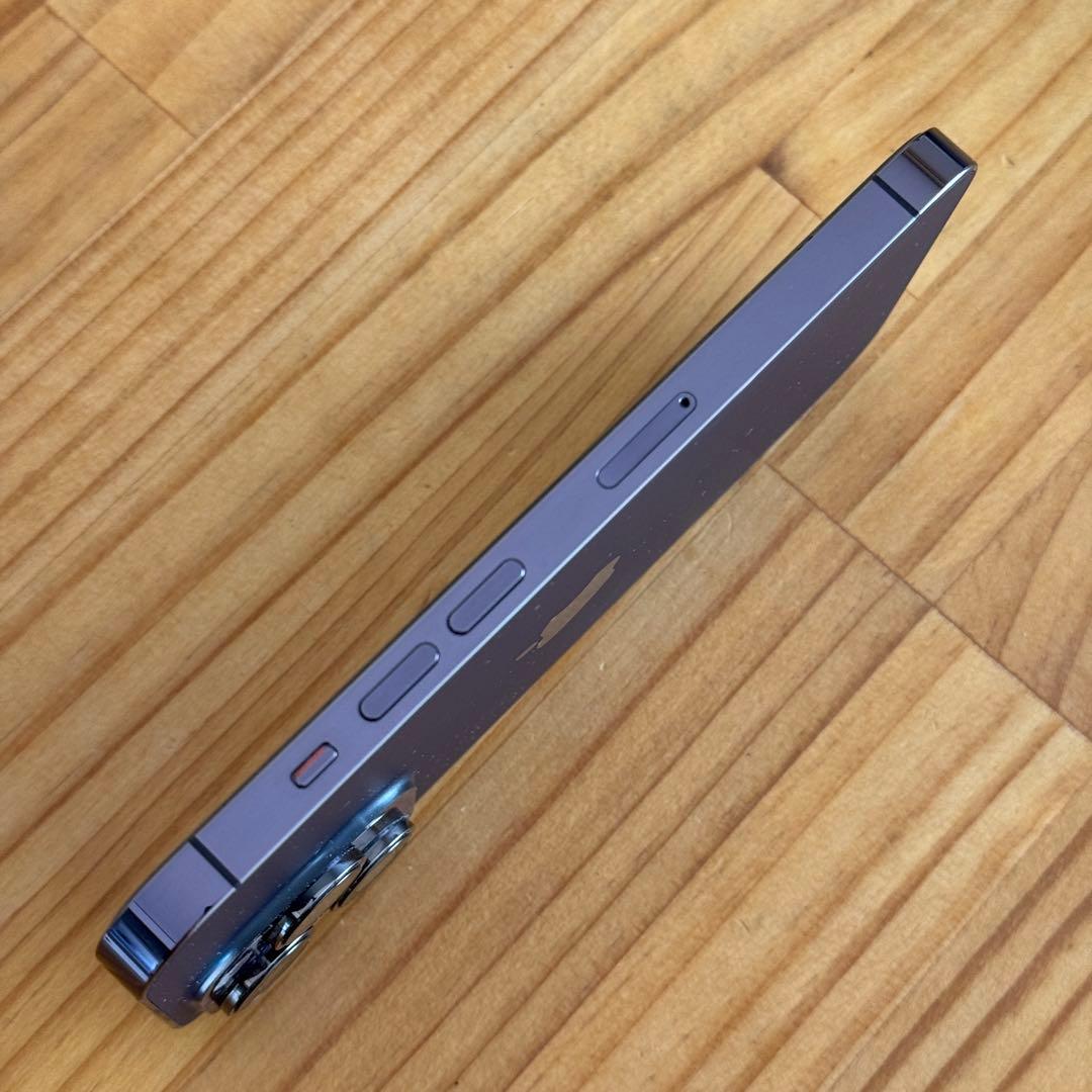 【美品】iPhone14プロ 本体 ディープパープル 256GB SIMフリー