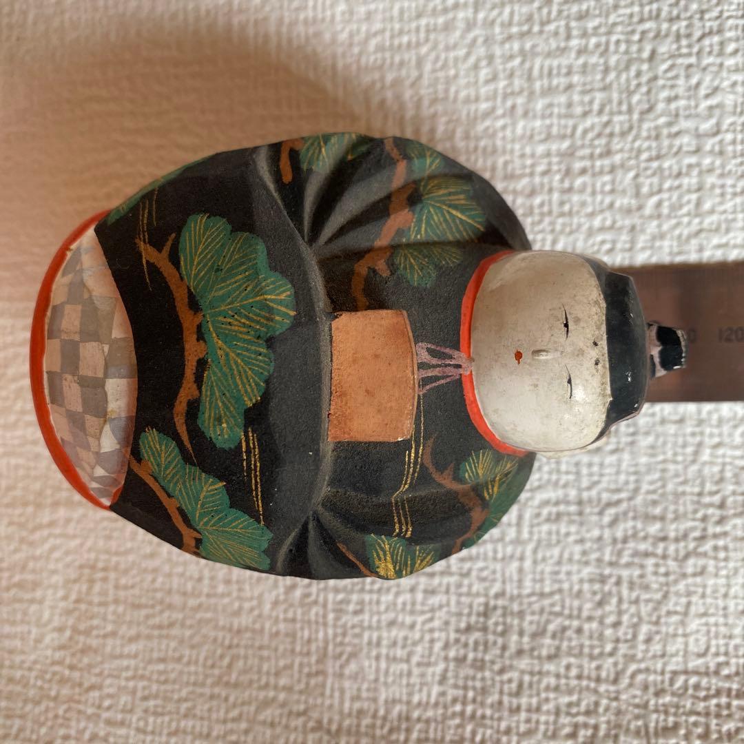 希少✨ 平安 永田一行　木彫有職 お雛様　人形　木製　置物　縁起物　骨董品