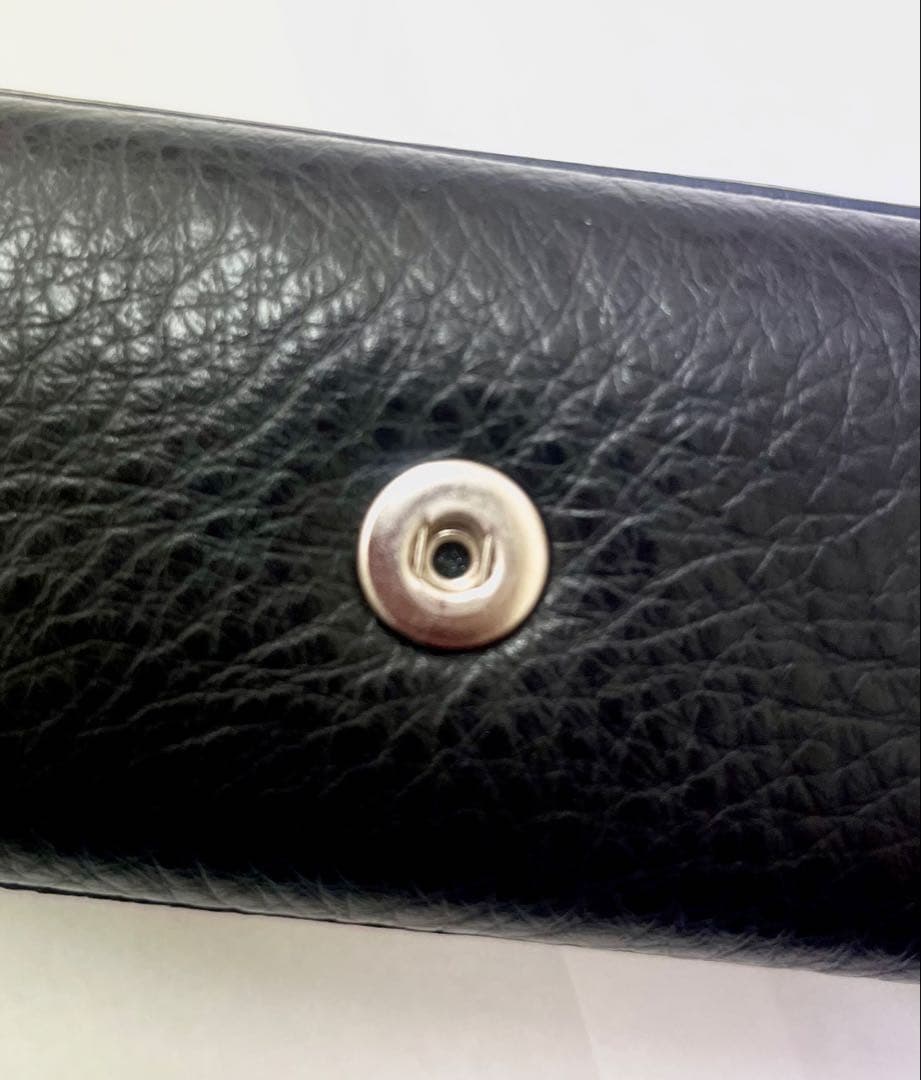 クロムハーツ メガネケース スクロールラベル ブラック ※おまけ付き