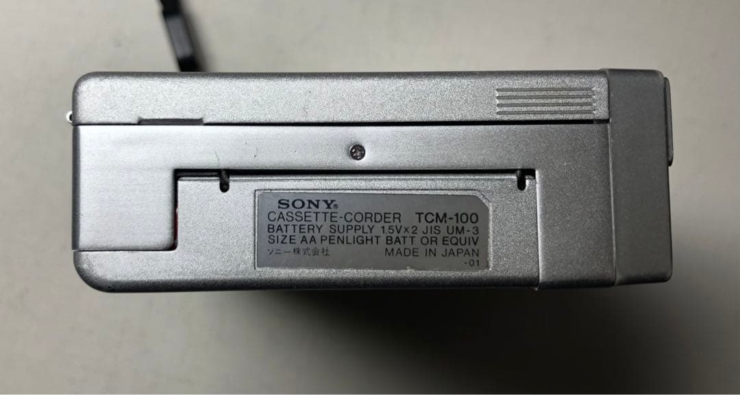 70's革新ポロネーズTCM-100コレクション可動版SONYカセットプレスマン