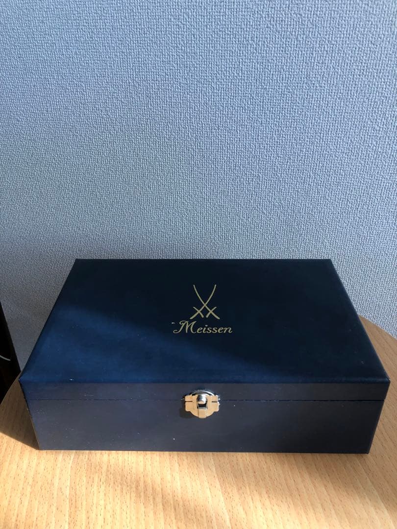 マイセンブルーオーキッド長角皿（5枚セット）