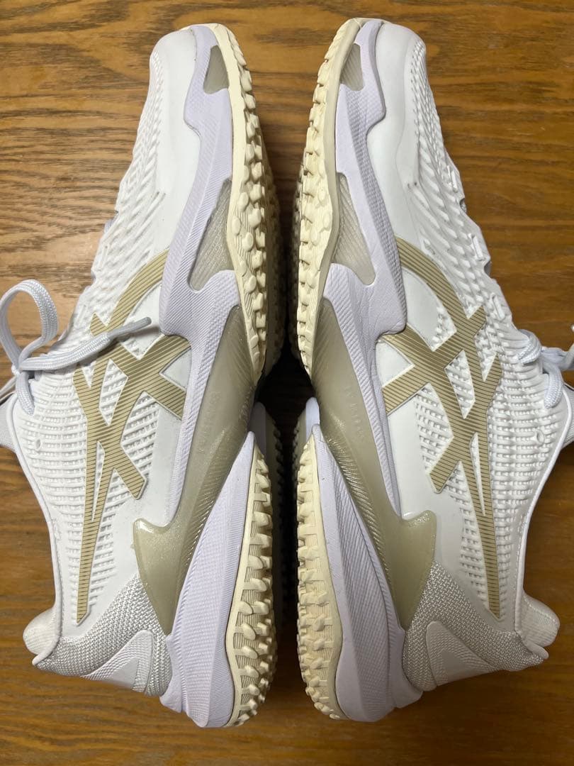 超美品　ASICS COURT FF 3 OC コートFF3 オムニクレー