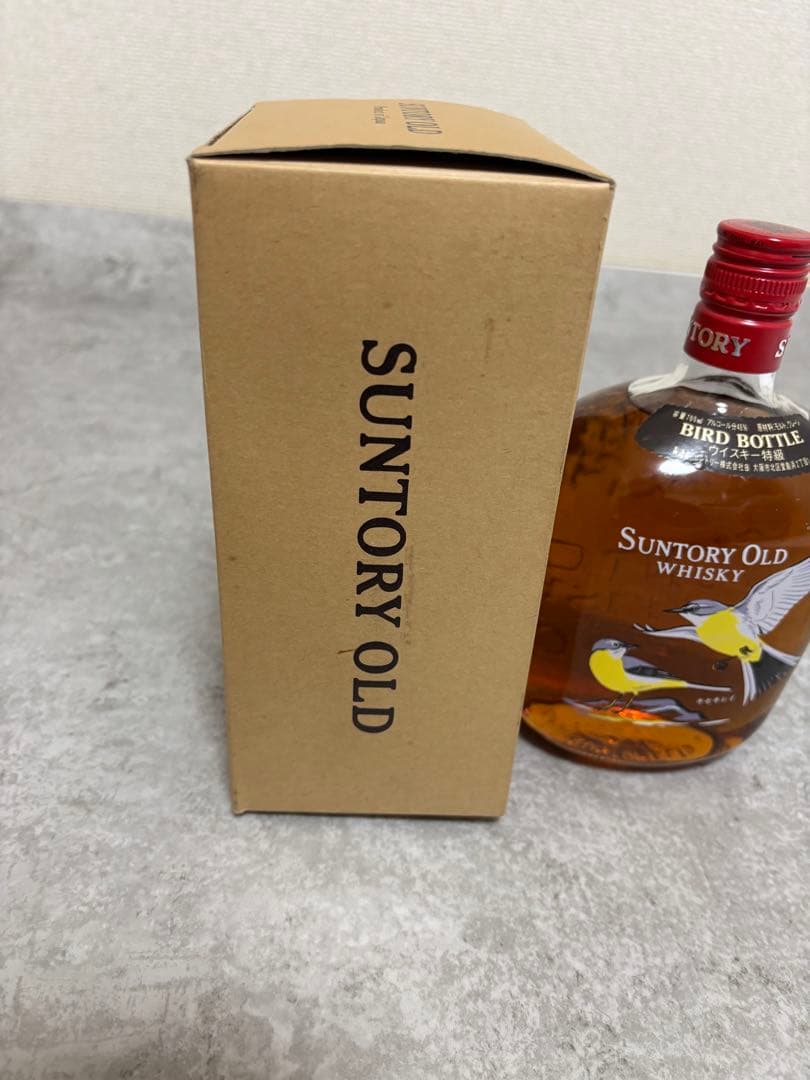 SUNTORY OLD WHISKY バードボトル　キセキレイ　特級　ウイスキー
