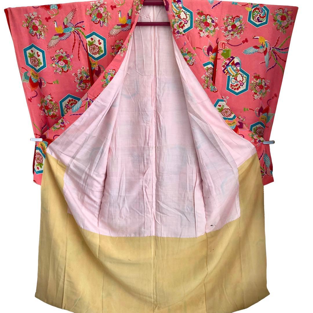 ★ tomo★アンティーク　女の子　子供着物　NO18