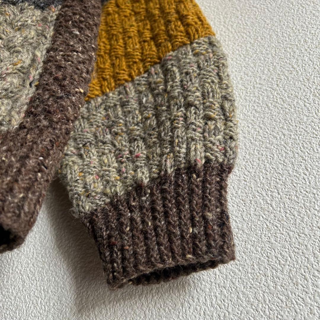 Athena Designs ニット アイルランド製 ウール アラン