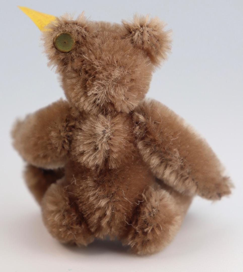 Steiff テディベア ブラウン1909年レプリカ・テディ黄色タグ9cm D
