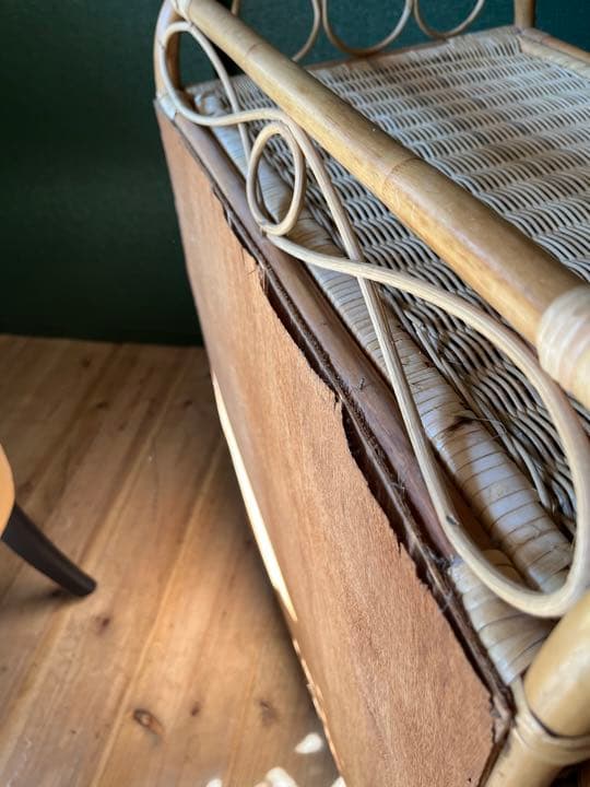 籐 ラタン チェスト インテリア 昭和レトロ 箪笥