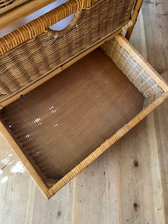 籐 ラタン チェスト インテリア 昭和レトロ 箪笥