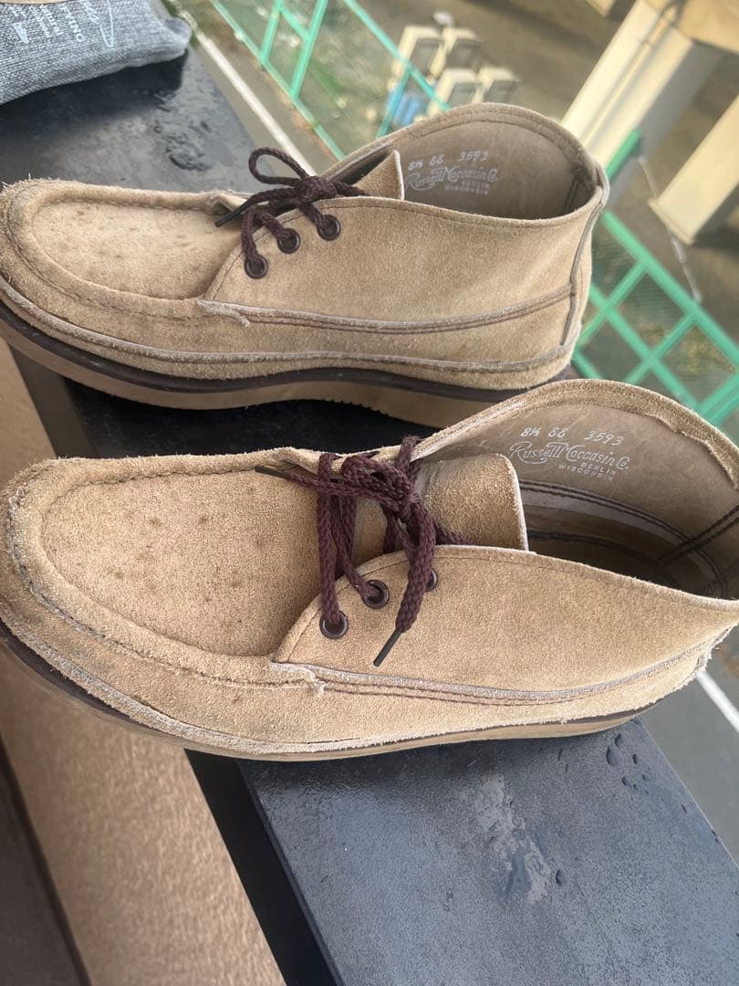 【Russell Ｍoccasin】スエード8 1/2