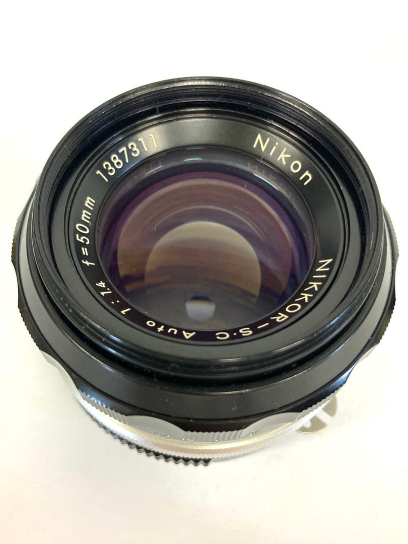 Nikon F 一眼レフフィルムカメラ ＋ NIKKOR S・C レンズ