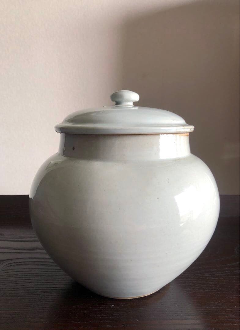 時代 古伊万里 白磁壷 蓋物 アンティーク 骨董 古道具 古民藝