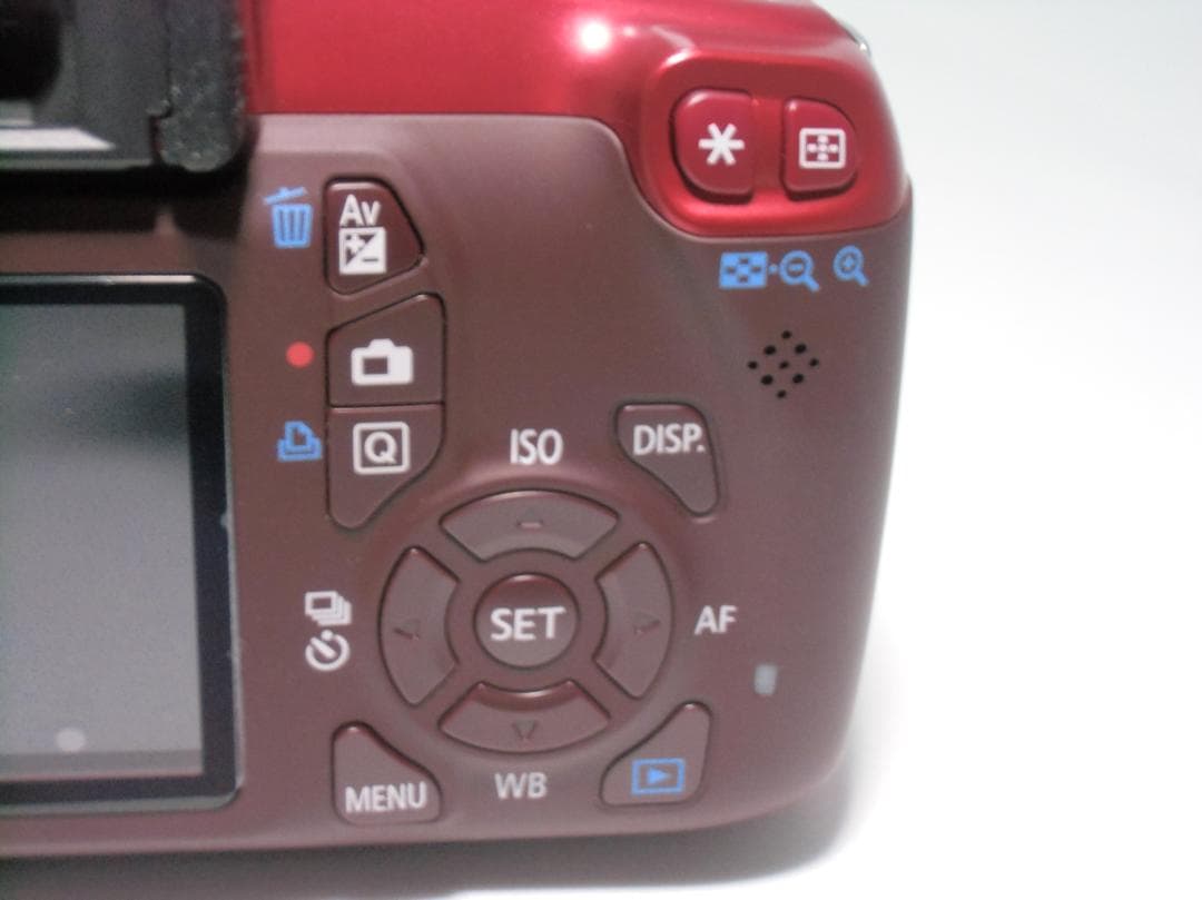 Canon EOS Kiss X50 レッド ダブルズームキット B062