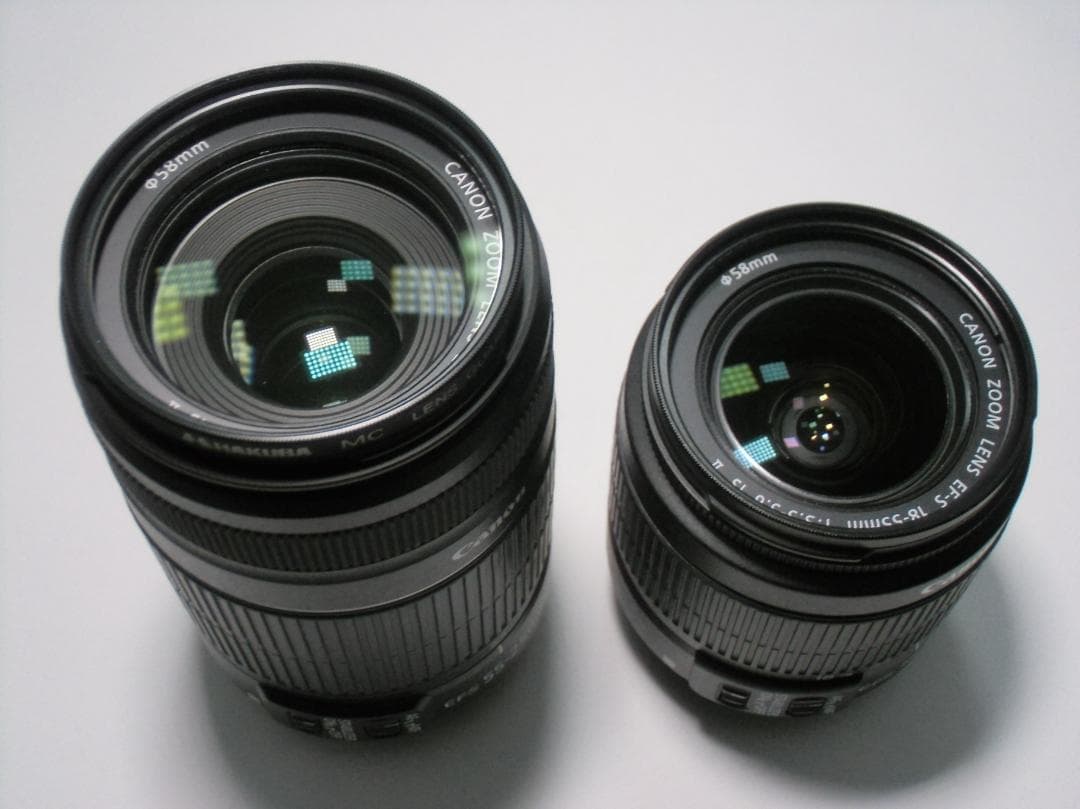 Canon EOS Kiss X50 レッド ダブルズームキット B062