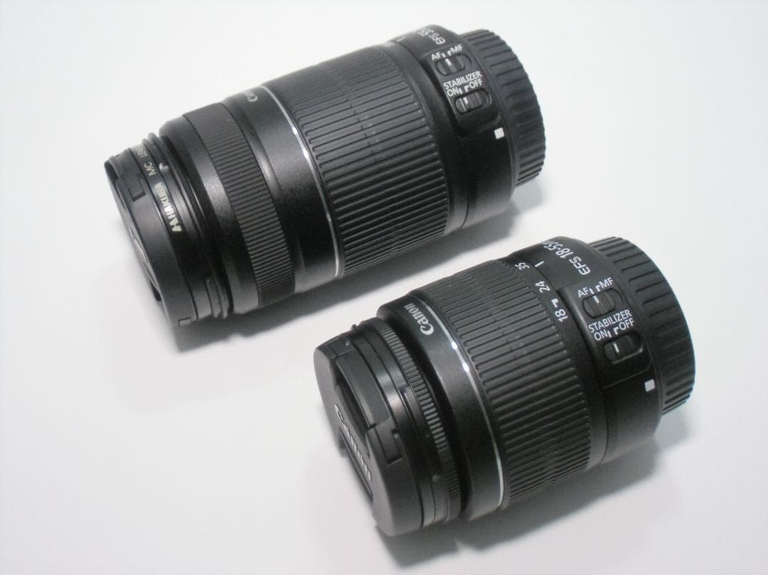 Canon EOS Kiss X50 レッド ダブルズームキット B062