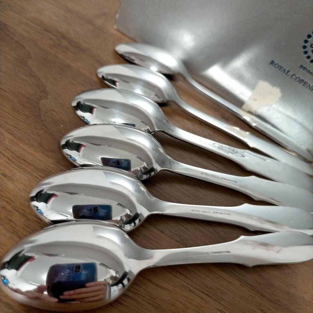 ジョージジェンセン スプーン 6本 カラトリー E.P.N.S刻印