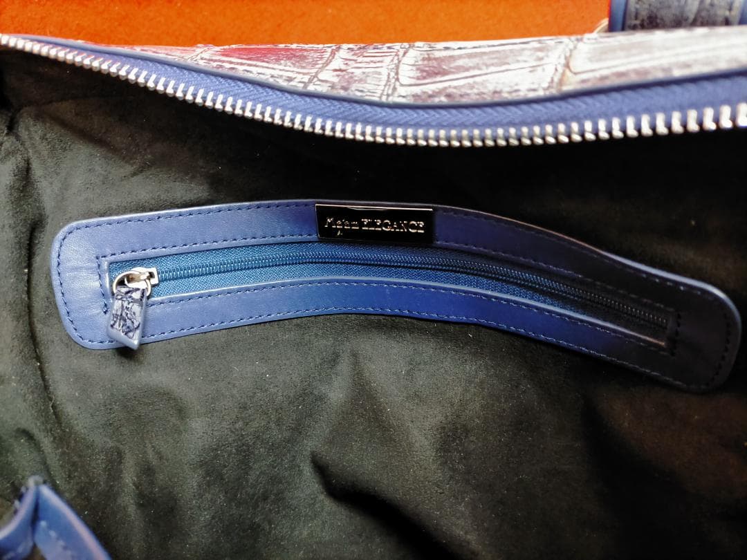 Ma'am ELEGANCE マームエレガンス クロコ ハンドバッグ