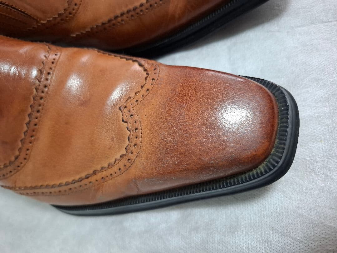 Vin28！GUCCI☆ レザー ブラウン ローファー 革靴