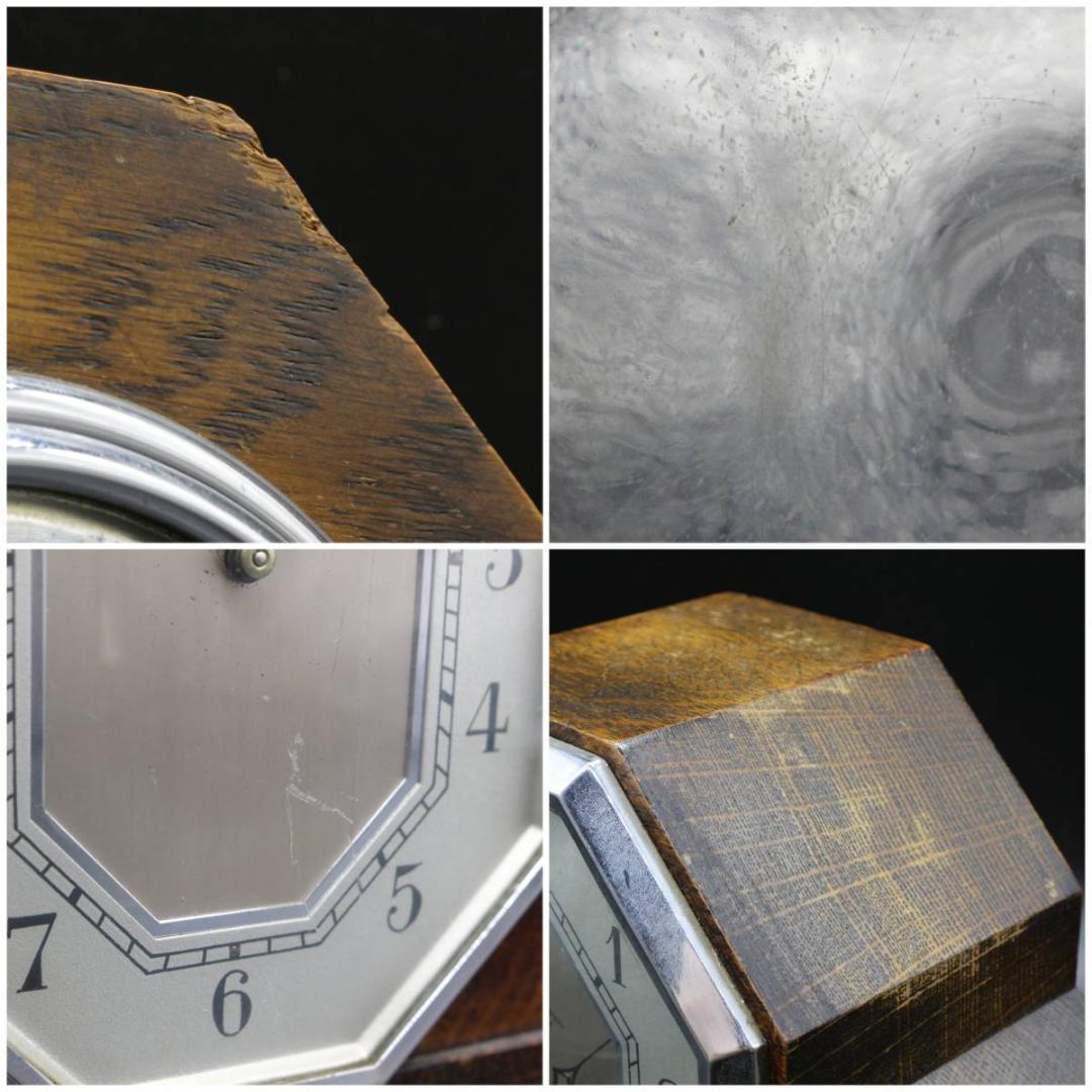 ヴィンテージ 置時計 手巻き ゼンマイ newcastle-upon-tyne