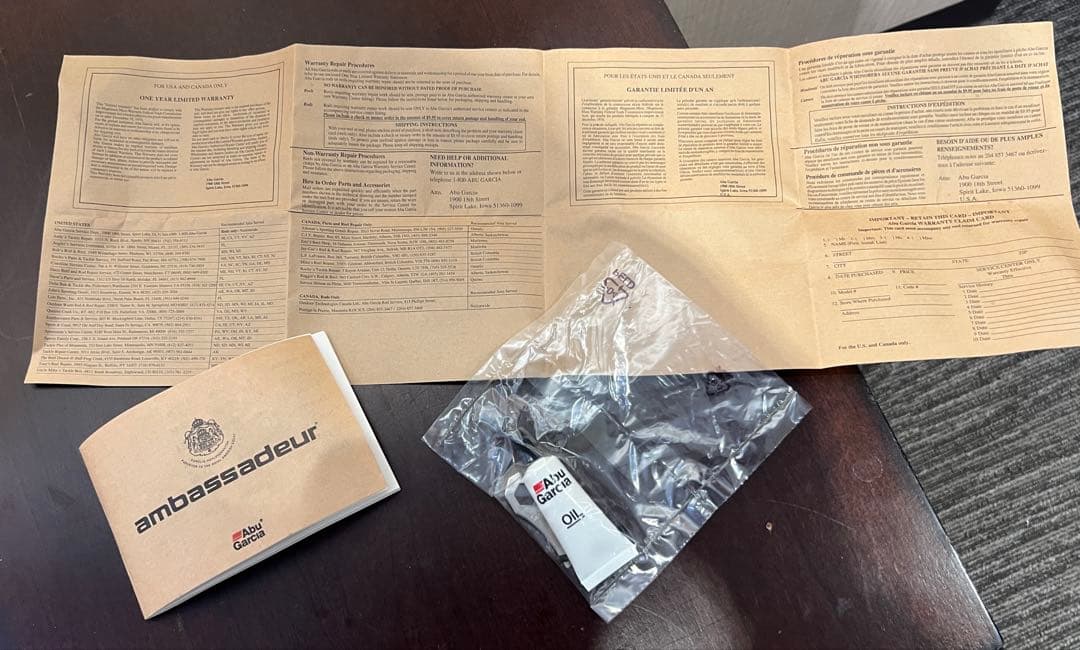 アブ アンバサダー 5500 RED Power Handle(新品未使用)