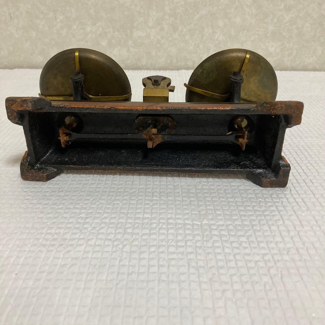 TS61 アンティーク 上皿天秤 二百瓦感量 弐厘 真鍮製 オブジェ 古道具