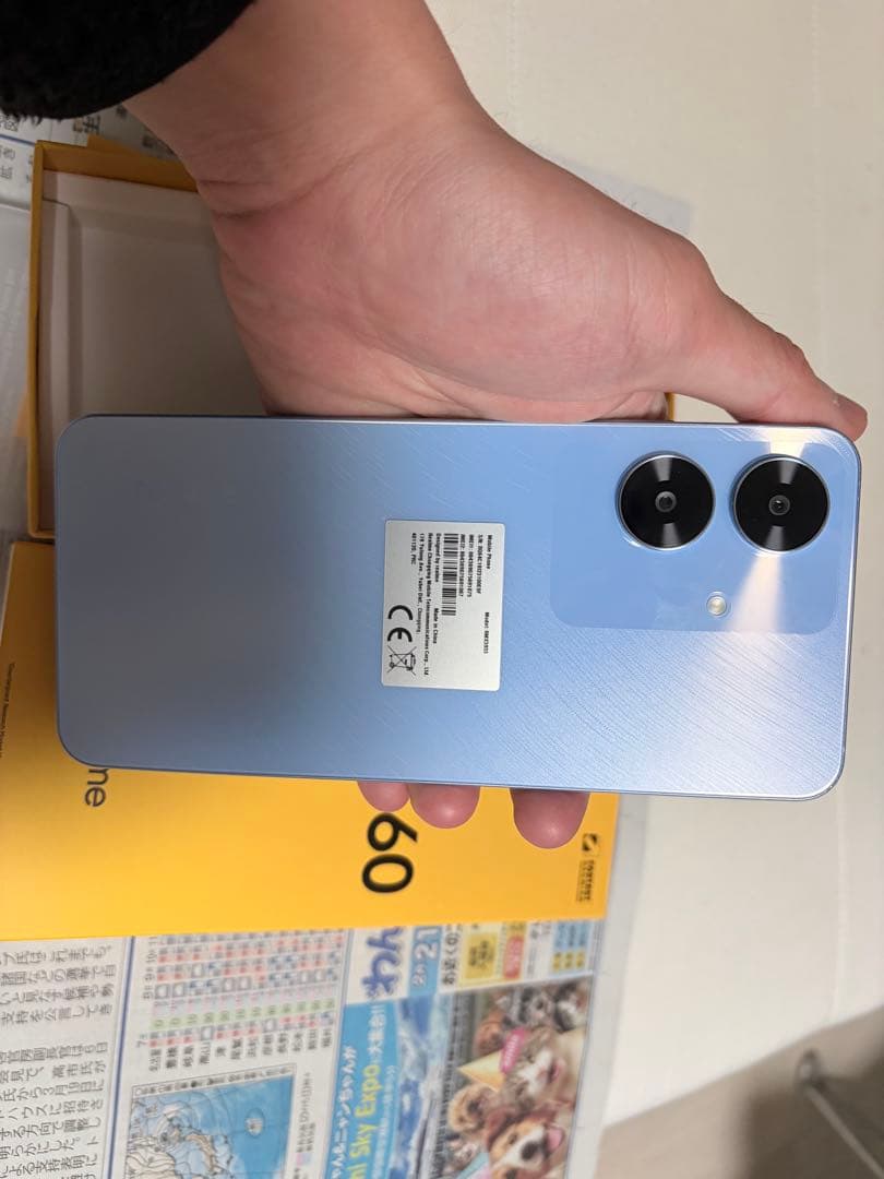 realme Note 60 青色 未使用 本体