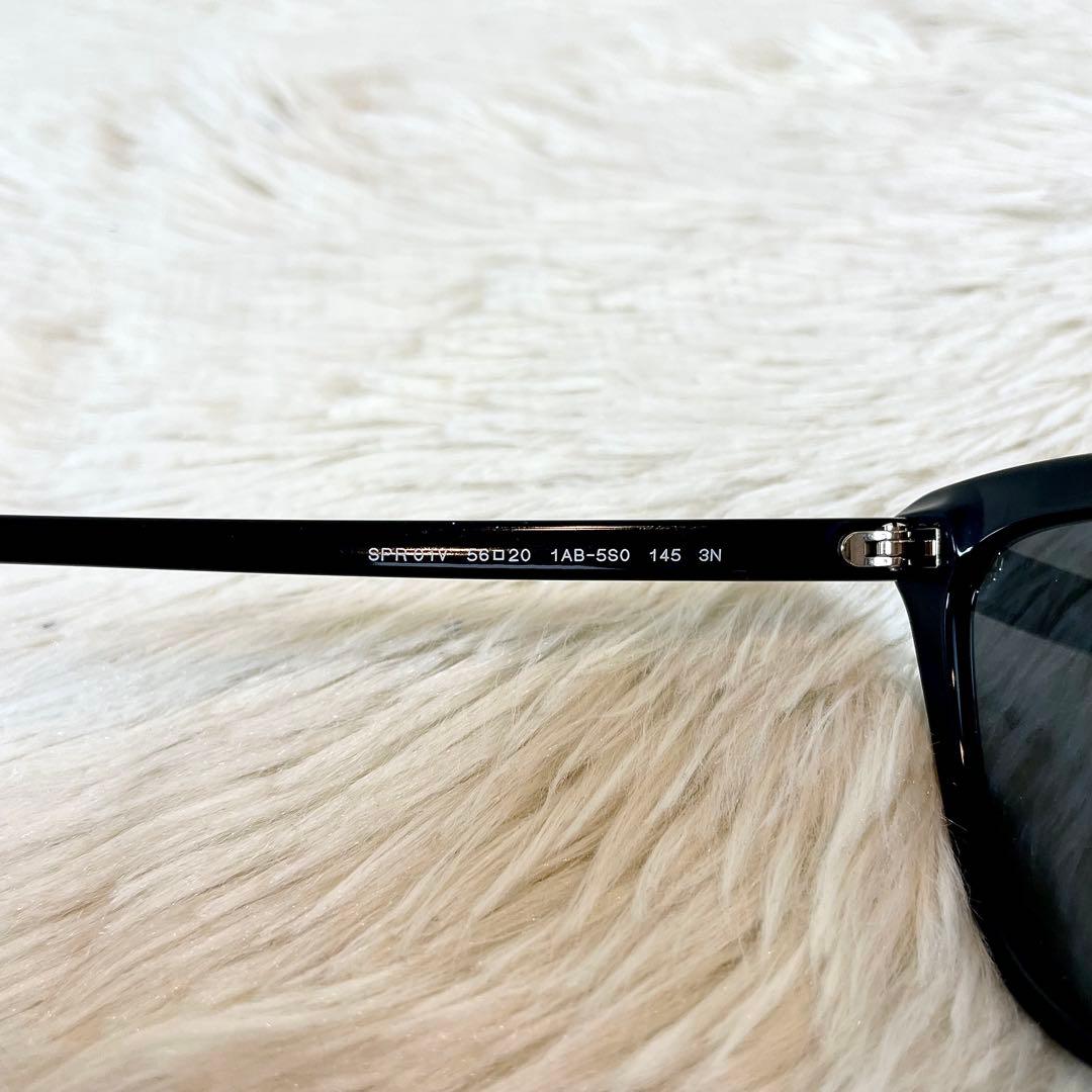 極美品　PRADA　サングラス　キャッツアイ　SPR01V　ブラックフレーム