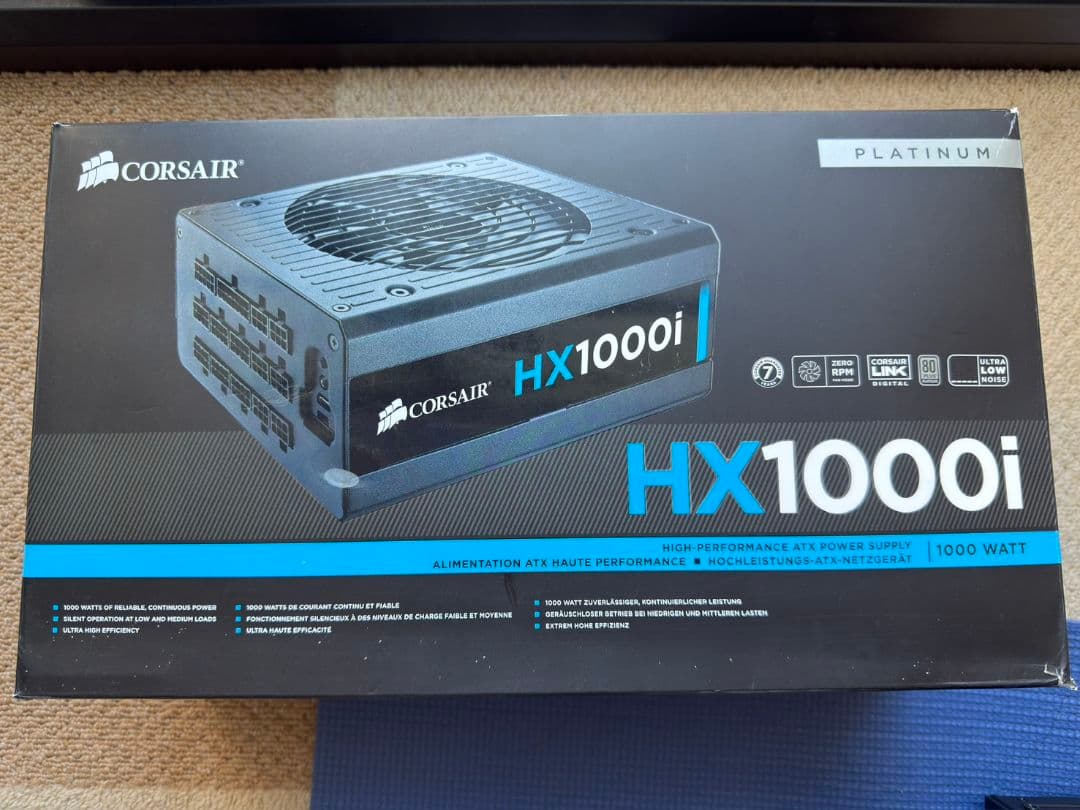Corsair HX1000i 1000W 電源ユニット