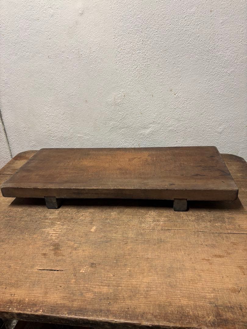 アンティーク　まな板　展示台　店舗什器