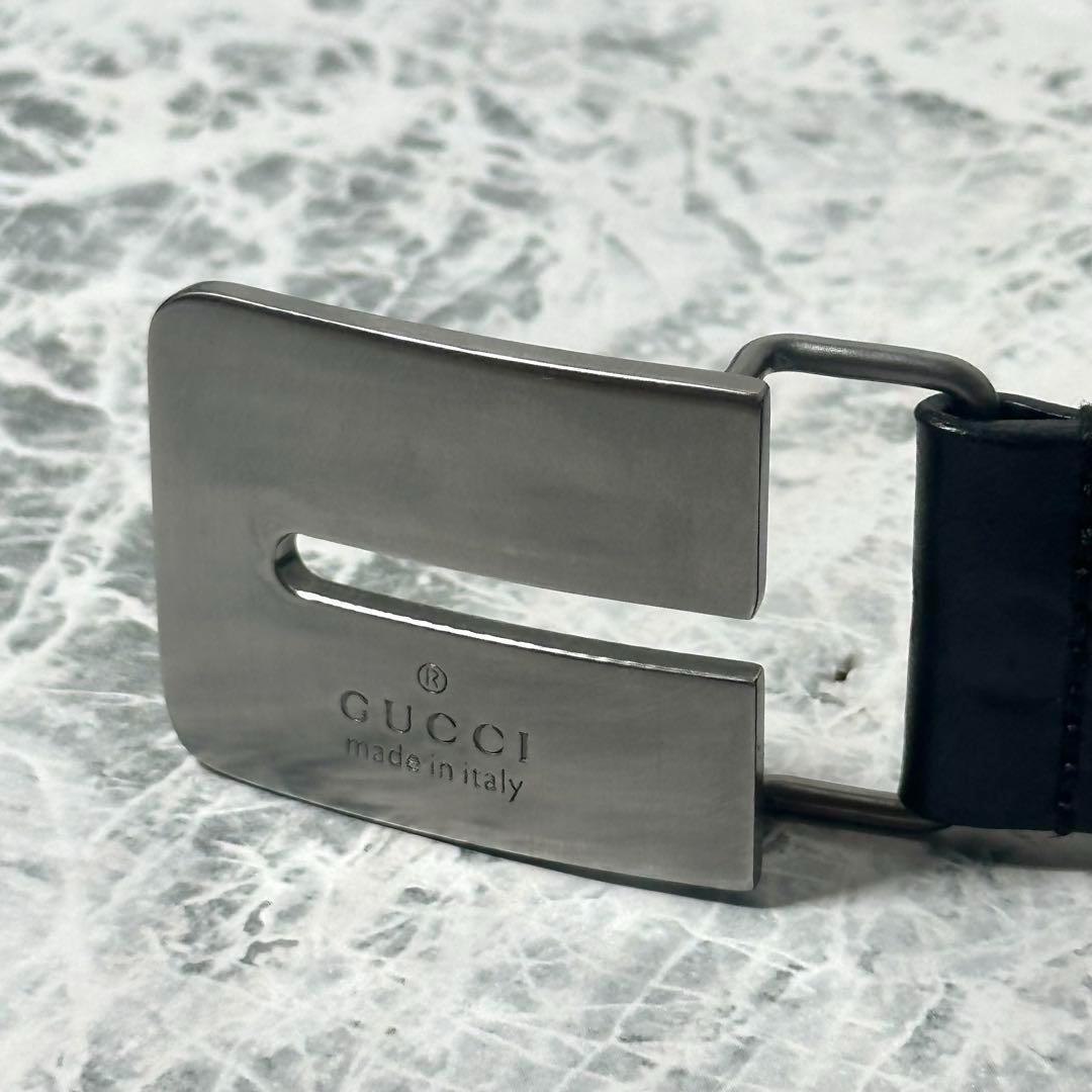 ⭐️OLD GUCCI⭐️GUCCI グッチ正規品 本革プ レートバックルベルト