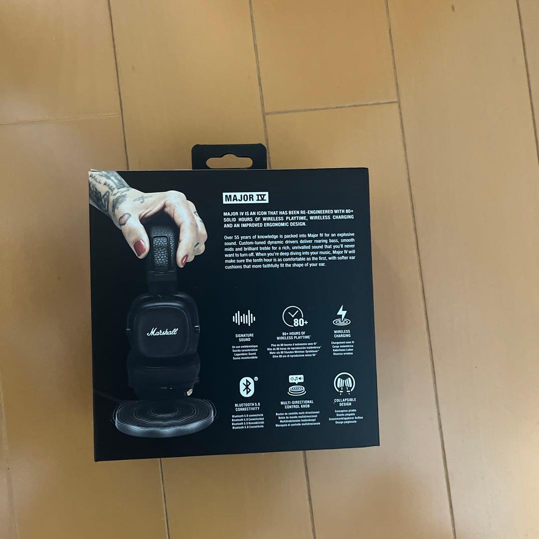 Marshall ワイヤレスヘッドホン 黒