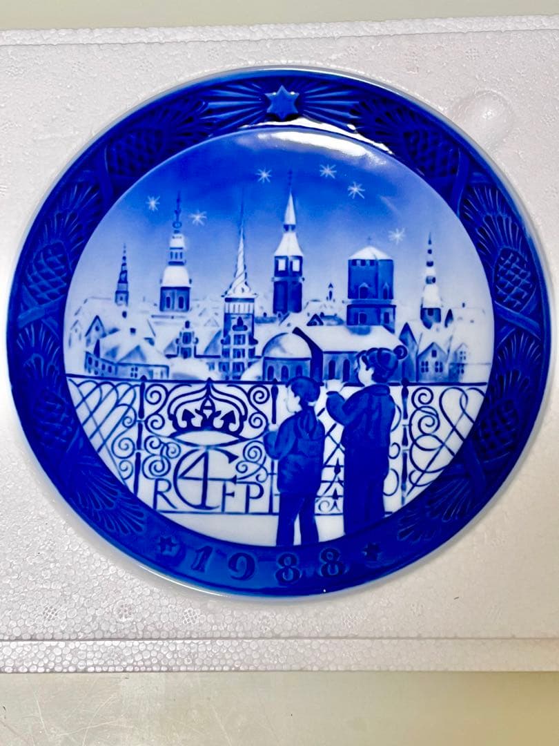 ロイヤルコペンハーゲン　イヤープレート1988年(昭和63年)