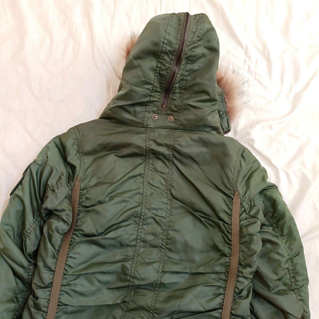 【美品】Avirex Ltd ラクーンファー　モッズコート L-2B ロング丈