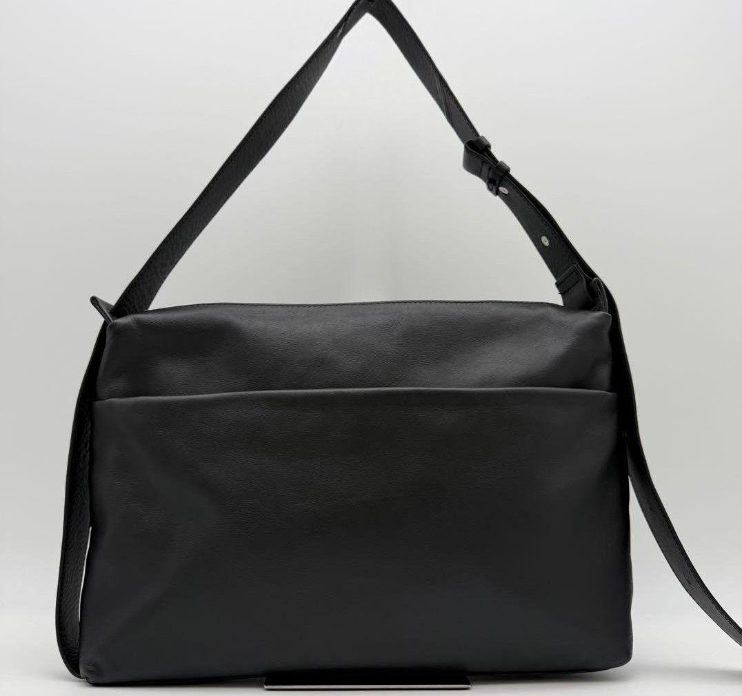 ear PAPILLONNER 2WAYレザーショルダーバッグブラック