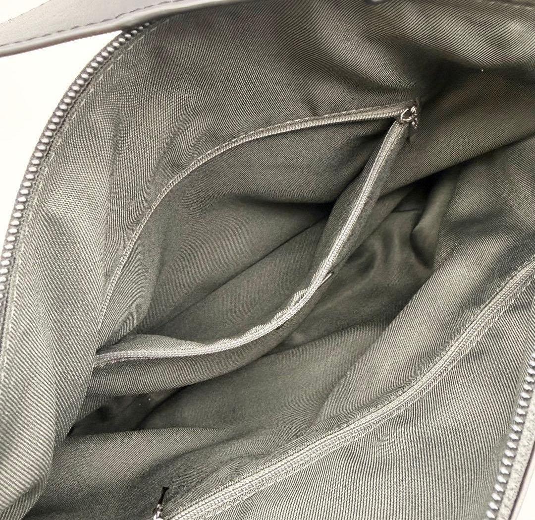 ear PAPILLONNER 2WAYレザーショルダーバッグブラック