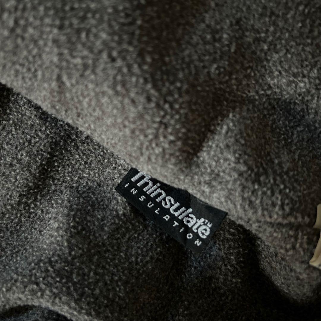 L.L.Bean90sナイロンウォームアップジャケットシンサレート裏フリース短丈