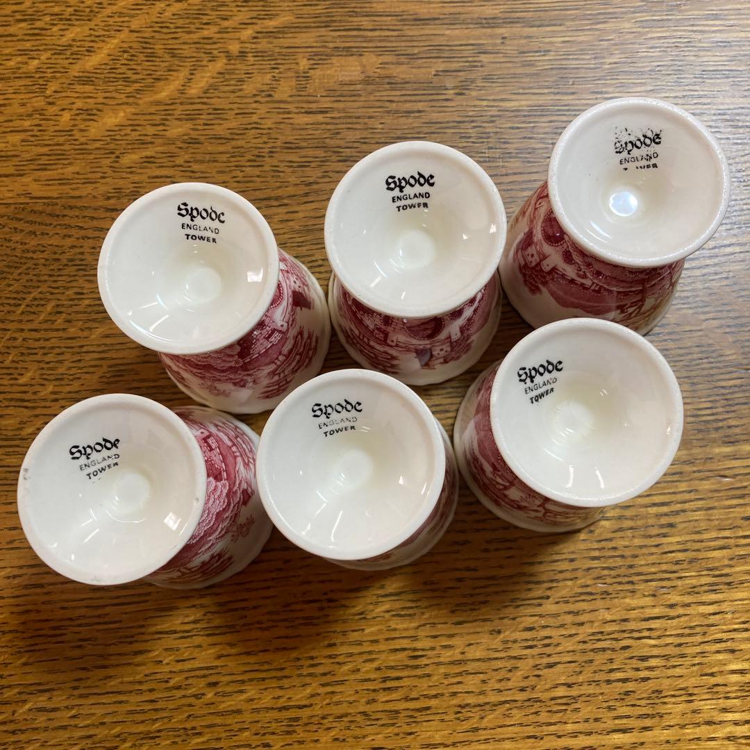 本日限定値下げ中　Spode スポード エッグスタンド 卵立て6個セット