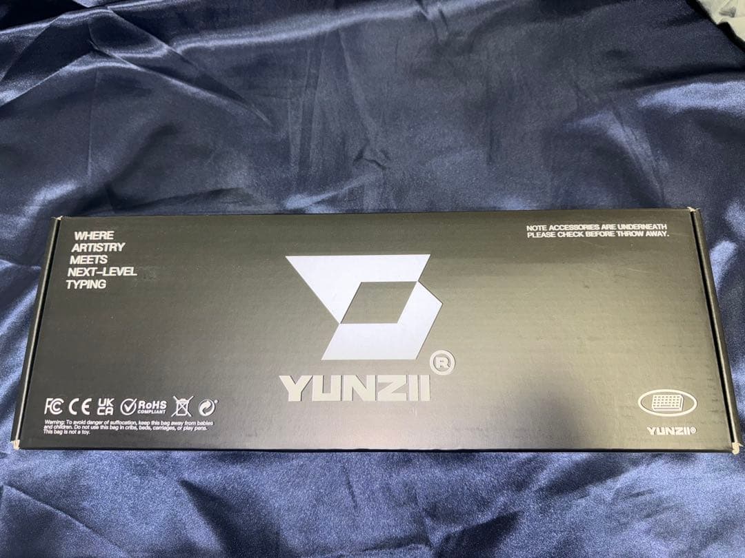 YUNZII X71 メカニカルキーボード ワイヤレス クリスタルアイス軸